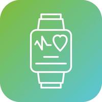 Fitness Tracker Vector Icon Style