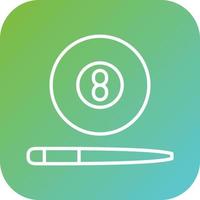 Billiards Vector Icon Style