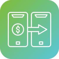 Digital Financial Transa Vector Icon Style