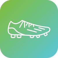 Football Shoes Vector Icon Style