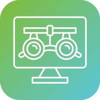 Optometry Vector Icon Style