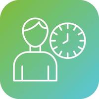 Alone Time Vector Icon Style