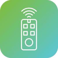 Smart Remote Control Vector Icon Style