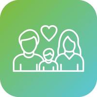 Happy Family Vector Icon Style