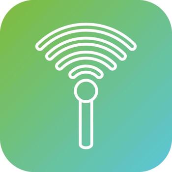 Wifi conexión vector icono estilo