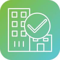 Hotel Availability Vector Icon Style