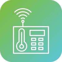 Thermostat Vector Icon Style