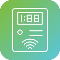 Smart Meter Vector Icon Style