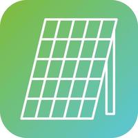 Solar Panel Vector Icon Style