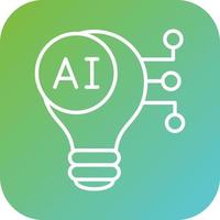 Artificial Light Vector Icon Style