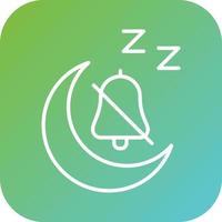 Quiet Time Vector Icon Style