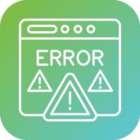 Error Vector Icon Style