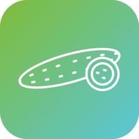 Cucumber Vector Icon Style