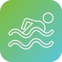 Swimming Pool Vector Icon Style