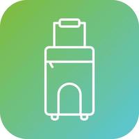 Travel Luggage Vector Icon Style