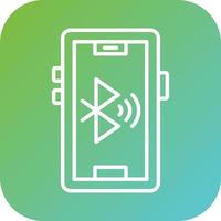 Bluetooth Searching Vector Icon Style