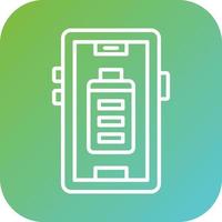 Battery Full Vector Icon Style