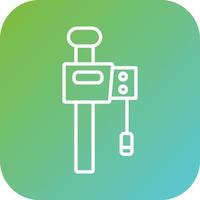 Colonoscopy Vector Icon Style