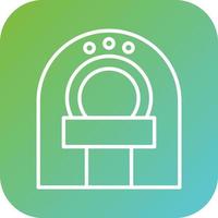 CT Scan Vector Icon Style