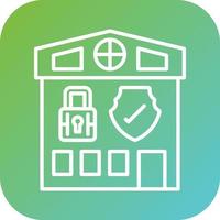 Home Security Vector Icon Style