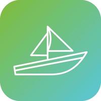 Sailing Vector Icon Style