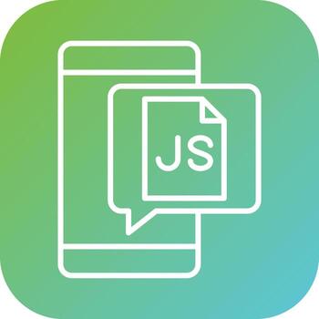 javascript vector icono estilo