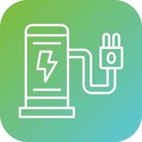 Charging Stand Vector Icon Style
