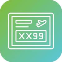 Codeshare Flight Vector Icon Style