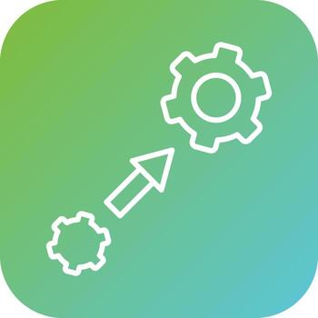 evolución vector icono estilo