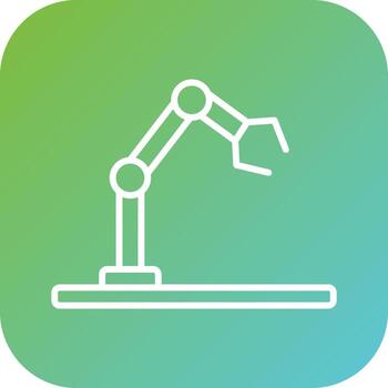 Autonomous Robotics Vector Icon Style
