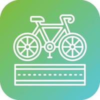 Bike Lane Vector Icon Style