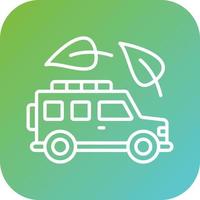 Eco Transport Vector Icon Style