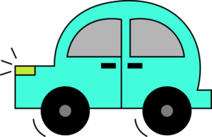 car design illustration isolated on transparent background png