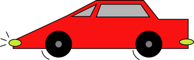 auto design illustrazione isolato su trasparente sfondo png