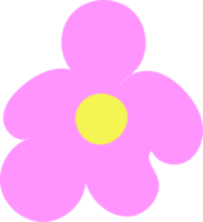 flor diseño ilustración aislado en transparente antecedentes png