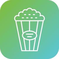 Popcorn Vector Icon Style