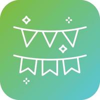 Garland Vector Icon Style