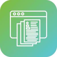 Documentation Portal Vector Icon Style