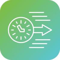 Moving Forward Vector Icon Style