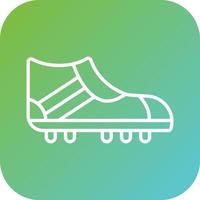 Rugby Boots Vector Icon Style