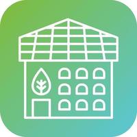 Eco Solar Home Vector Icon Style