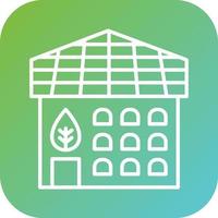 Eco Solar Home Vector Icon Style