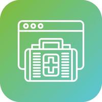 Healthcare Marketplace Vector Icon Style