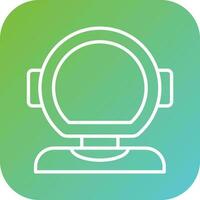 Diving Helmet Vector Icon Style