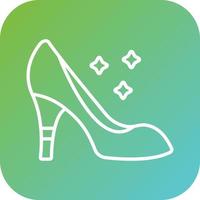 High Heel Vector Icon Style