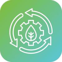 Sustainable Energy Vector Icon Style