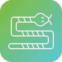Snake Vector Icon Style