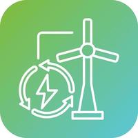 Renewable Energy Vector Icon Style