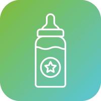 Baby Feeder Vector Icon Style