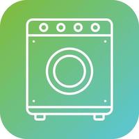 Washing Machine Vector Icon Style